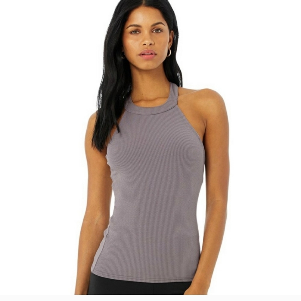 Alo Insight Ribbed Tank EUC